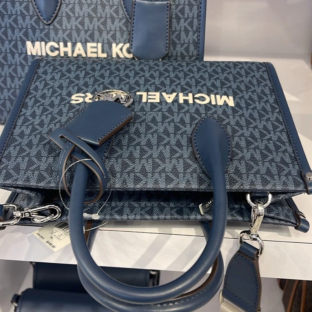 Michael Kors Mirella Small Signature Logo Crossbody Bag
Admiral 
NWT - Picture 10 of 16